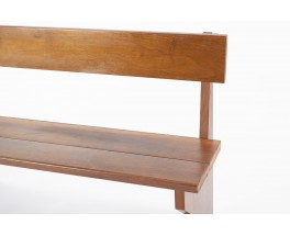 Mahogany wall bench 1960