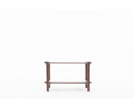 Rectangular coffee table in mahogany with key 1950