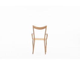 Val Padilla chairs model Manila in rope and wood edition Jasper Conran 1970 set of 6