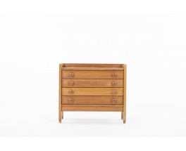 Guillerme and Chambron chest of drawers in oak edition Votre Maison 1950