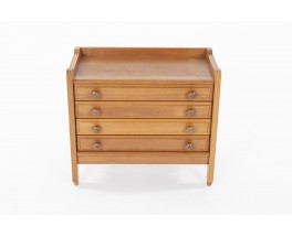 Guillerme and Chambron chest of drawers in oak edition Votre Maison 1950