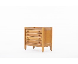 Guillerme and Chambron chest of drawers in oak edition Votre Maison 1950