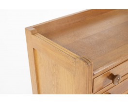 Guillerme and Chambron chest of drawers in oak edition Votre Maison 1950