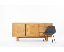 Sideboard in elm first edition Maison Regain 1970