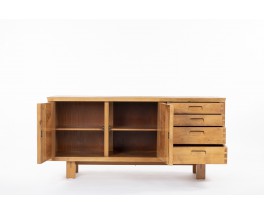 Sideboard in elm first edition Maison Regain 1970