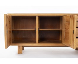 Sideboard in elm first edition Maison Regain 1970