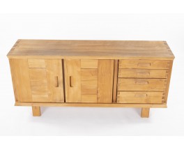 Sideboard in elm first edition Maison Regain 1970