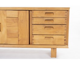 Sideboard in elm first edition Maison Regain 1970