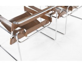 Fauteuils Marcel Breuer modèle Wassily B3 édition Knoll International 1970 set de 2