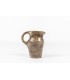 Pitcher in ceramic brown grey 1960