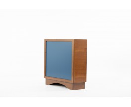 Andre Sornay storage cabinet in mahogany and lacquered front 1960