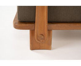 Armchairs model 1590 in elm edition Fritz Hansen 1940 set of 2