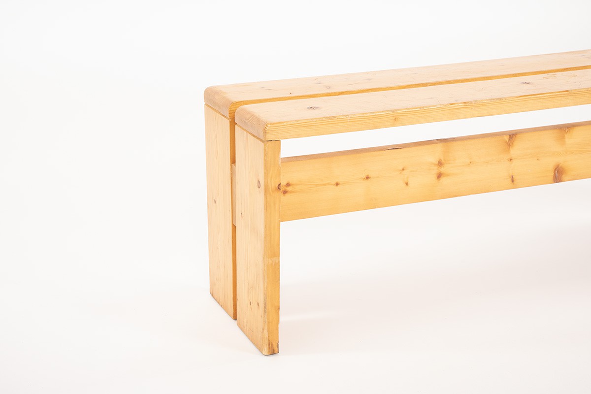 Charlotte Perriand bench from Les Arcs 1970