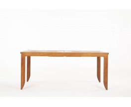 Rectangular dining table by Guillerme and Chambron in solid oak edited by Votre Maison 1950