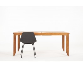 Rectangular dining table by Guillerme and Chambron in solid oak edited by Votre Maison 1950