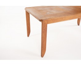Rectangular dining table by Guillerme and Chambron in solid oak edited by Votre Maison 1950
