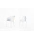 Fauteuils Philippe Starck modèle Costes alluminio metal gris édition Driade 1988 set de 2