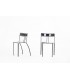 Jean Michel Wilmotte chairs model Palais Royal 1986 set of 2
