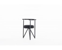 Philippe Starck chair model Miss Dorn noir edition Disform 1982