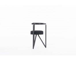 Philippe Starck chair model Miss Dorn noir edition Disform 1982