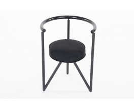 Philippe Starck chair model Miss Dorn noir edition Disform 1982