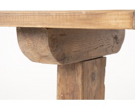 Console en sapin design montagne 1900