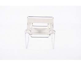 Fauteuil Marcel Breuer modèle Wassily b3 édition Gavina 1970