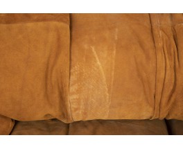 Gatti Paolini Teodoro sofa model Sacco in suede edition Zanotta 1970