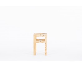 Andre Sornay stool in pine 1960