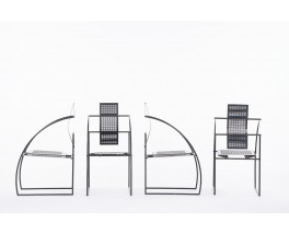 Mario Botta chairs model Quinta edition Alias 1985 set of 2