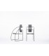 Mario Botta chairs model Quinta edition Alias 1985 set of 2