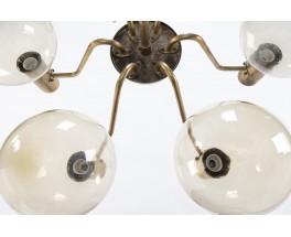 Hans Agne Jakobsson pendant light modele T372/6 Patricia 1960