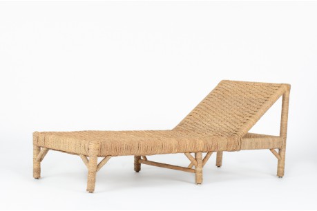 Chaise longue en corde 1980