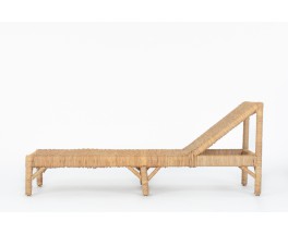 Chaise longue en corde 1980