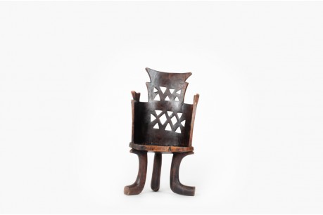 Monoxyl armchair Jimma Ethiopia 1930