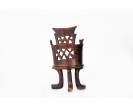 Monoxyl armchair Jimma Ethiopia 1930