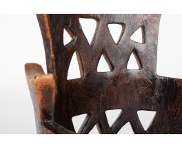 Monoxyl armchair Jimma Ethiopia 1930