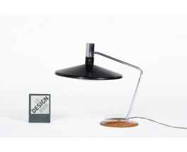 Georges Frydman lamp in wood and metal edition EFA 1960