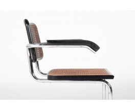 Marcel Breuer armchairs model Cesca B64 edition Thonet 1970 set of 2