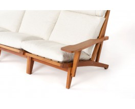 Canapé Hans Wegner modèle Ge 375 édition Getama 1960