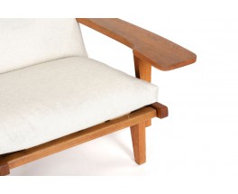 Canapé Hans Wegner modèle Ge 375 édition Getama 1960