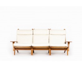 Canapé Hans Wegner modèle Ge 375 édition Getama 1960