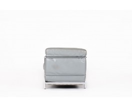 Le Corbusier sofa model LC2 in leather edition Cassina 1970