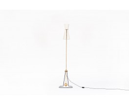 Lampadaire à balancier Pierre Guariche modèle G2 édition Disderot 1950