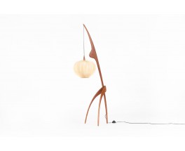 Floor lamp model Mante Religieuse edition Rispal 1950