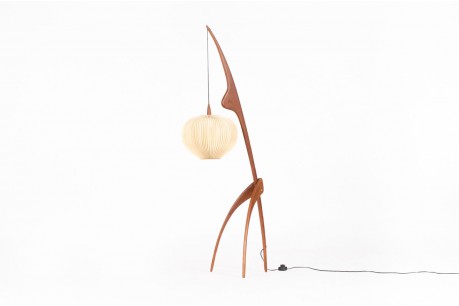 Lampadaire modèle Mante Religieuse édition Rispal 1950