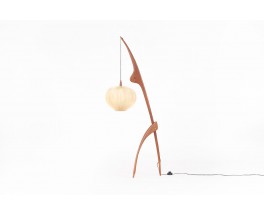 Floor lamp model Mante Religieuse edition Rispal 1950