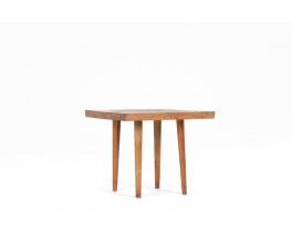 Jean Touret coffee table in oak edition Ateliers Marolles 1960