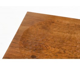 Jean Touret coffee table in oak edition Ateliers Marolles 1960