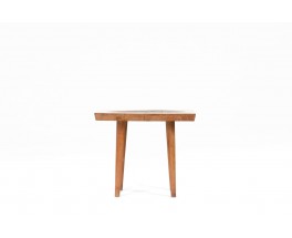 Jean Touret coffee table in oak edition Ateliers Marolles 1960